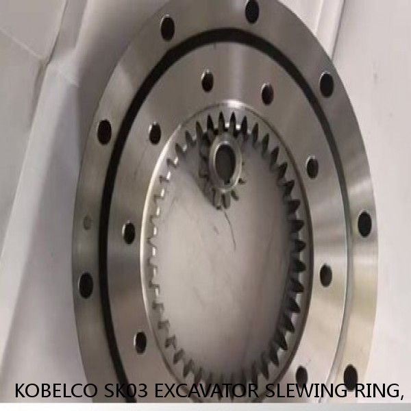 KOBELCO SK03 EXCAVATOR SLEWING RING, SWING BEARING, SWING CIRCLE #1 small image