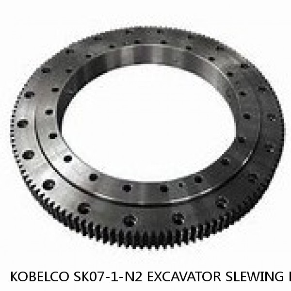 KOBELCO SK07-1-N2 EXCAVATOR SLEWING RING, SWING BEARING, SWING CIRCLE #1 image