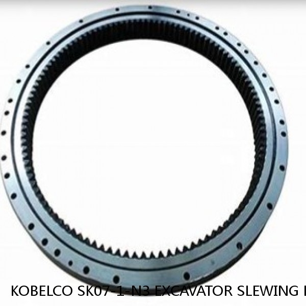 KOBELCO SK07-1-N3 EXCAVATOR SLEWING RING, SWING BEARING, SWING CIRCLE #1 image